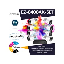 Ezcool Ez-8408ax-set 5mp Fullcolur 7/24 Renkli 8li Set