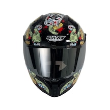 Sw 869 Full Face Kask Grey Gren L Çok Renkli