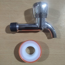 Kuzey Fit Çevirmeli Kısa Musluk + Teflon Bant 1 Adet