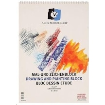Alex Schoeller Çizim Ve Resim Bloğu Spiralli 35X50 165Gr.