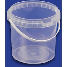 Boş Şeffaf Kova / Kutu Ambalaj 1080 Ml. 10 Adet