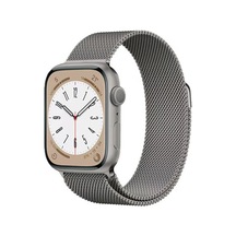 Apple Watch 7 41mm Uyumlu Metal Kordon Krd-98 - Gri - T31617