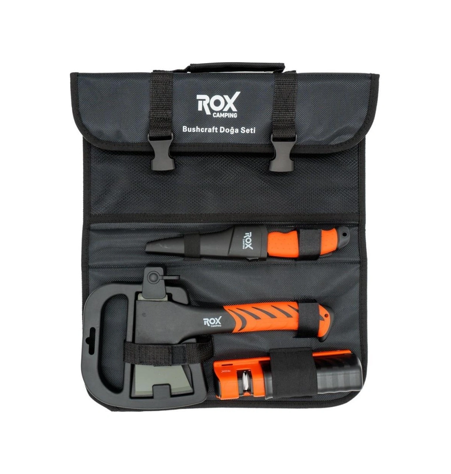 Rox Kamp Camping Bushcraft Doğa Seti Turuncu