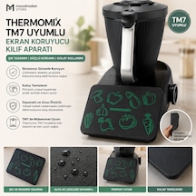 Thermomix Tm7 Uyumlu Şık Sebze Tasarımlı Mutfak Ekran Koruyucu Kılıf Aparatı