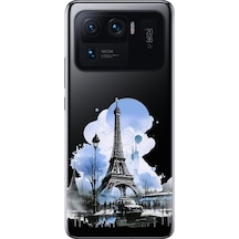 Xiaomi Mi 11 Pro Uyumlu Şeffaf Kılıf Paris 2 Tasarımlı
