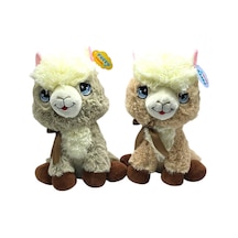 35 Cm Oyuncak Peluş Lama Bej