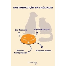 Kedi Köpek Mama Ve Su Kabı Pati Desen,flame