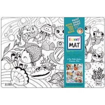 Funny Mat - Balıklar 33,5x48cm - Rxlu-586991