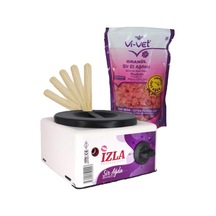 Sir Ağda Makinesi + 250g Pudralı Soyulabilen Boncuk Ağda + Spatula Seti & Waxing Machine