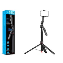 Subzero Ss10 Titreşim Önleyici Selfi Çubuğu - Tripod - 172cm Bluetooth Uzaktan Kumanda 360 Dönebilen Telefon Tutucu Akıllı Yüz Ve Hareket Takibi
