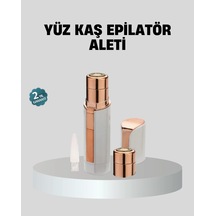 Kadınlar İçin Yüz Ve Kaş Epilatörü Hassas Cilt Dostu, Pil İle Çalışan, Taşınabilir Ve Şık Tasarım 06098814