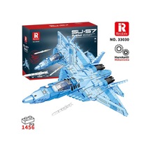 Reobrix Fighter Aircraft Russian Sukhoi Su-57 33030 Brick Yapım Seti