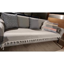 Mandaş Pamuklu Kaymaz Hasır Dokuma Koltuk-Çekyat Örtüsü (180X220)