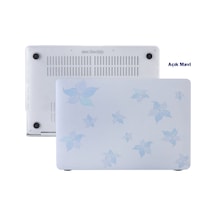Apple Uyumlu MacBook Air Kılıf 13 İnç Flower05nl Eski Usb'li Model 2010-2017 A1369 A1466 İle Açık Mavi