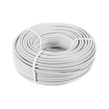 (50 Metre) 3x2.5 Ttr Cca Elektrik Kablosu-cca Kablo Beyaz 3x2.5