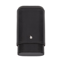 Zippo Siyah İçi Sedir Üçlü Deri Puro Kılıfı