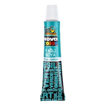 Nova Color Yağlı Boya Tüp Yeşil Nc-130 Çok Renkli