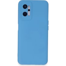 Newface Realme 9i 4g Kılıf Nano İçi Kadife Silikon - Mavi