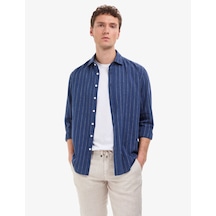 Pierre Cardin Erkek Lacivert Gömlek Desenli 50320900-vr033