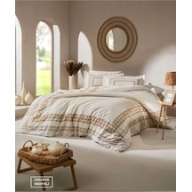 Özdilek Çift Kişilik Nevresim Takımı Aurea Çerçeve Hediyeli Renkli