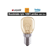 Arçelik Uyumlu Buzdolabı İçin Lamba Ampul Işık 15W 230V E14