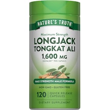 Nature's Truth Longjack Tongkat Ali 1600 Mg 120 Kapsül Usa Menşeii Dmmedicineden