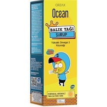 Ocean Balık Yağı Şurubu Portakal Aromalı Kral Şakir 150 ML