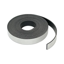 Dünya Magnet 2 Metre Yapışkanlı Şerit Mıknatıs Magnet Mıknatısı, Yapışkan Kalitesi, 2 Metre Uzunluk, En 20mm