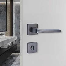 Sese Aysu Modeli Rozetli Wc Kapı Kolu Antrasit 200-241r-02-54