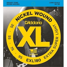 Bas Gitar Tel Seti, Xl, 35-95, Long Scale, Nıckel