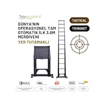 3.8m Taktik Amaçlı Tam Otomatik Teleskopik Merdiven -ts1600et