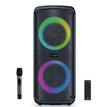 Leader LP-6040 6.5 incx2 RGB Taşınabilir Ses Sistemi