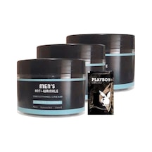 Mens 3 Adet Snmp20328 Smoothing Cream 100 Ml Antiwrinkle Erkek Yüz Cilt Kremi + Yanında Jel