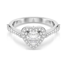 5744047 Swarovski Yüzük Una:rıng Hrt Whıte/rhs 52 Metalik