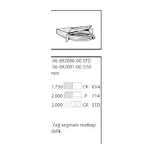 Goetze 06-892007-00 Motor Segmanı 1 Pistonluk Takım 81.01mm Std 4 Pıstona Uyumlu A3 A4 Altea Leon Toledo Iıı Octavia Superb Caddy Iıı Eos Golf V Plus Jetta Iıı Passat Touran 2.0 Tdı Bmm Bmp Bpw Bss Bmw Cbha 689200700 Diğer