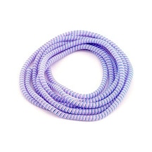 Şarj Aleti Kablosu Kablo Kordon Koruyucu Spiral Sarma Kılıf Koruma Eflatun