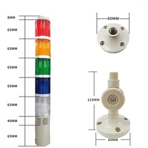 Momentum D50 Işıklı Kolon 24vdc Led Sabit Buzzer Kırmızı Yeşil Sa