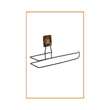 Siyah Metal Kağıt Havluluk, 26 Cm 26 Cm Siyah Metal Siyah Metal Diğer