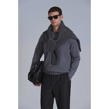 Lufian Erkek Kazak 112090128 Gri Gri