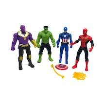 Avengers 4 Oyuncak 4'lü Süper Kahraman Oyuncak Figürleri 11 Cm Ak