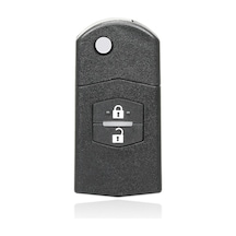 Sones Mazda Uyumlu Araba Anahtarı Kabuğu Kapağı, Stil: 2 Düğmeli 2 Adet