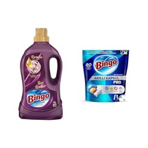 Bingo Seti Keratin Tüm Renkler Svı Deterjan 4 L X1 + Akıllı Kapsül Pro 80'li X1