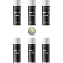 6 Adet Ral 7032 Çakıl Gri Sprey Boya 400 Ml.