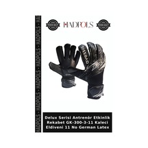 Delux Serisi Antrenör Etkinlik Rekabet Gk-300-3-11 Kaleci Eldiveni 11 No German Latex Çok Renkli