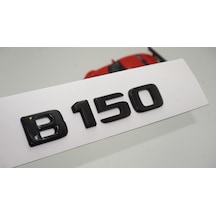 B 150 Bagaj Parlak Siyah ABS 3M 3D Yazı Logo