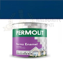 Permolit Enamel Boncuk Mavi Sentetik Yağlı Boya 0.75 Lt.