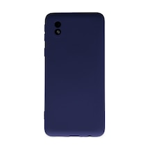 Samsung Galaxy  Uyumlu,  A01 Core Kılıf Nano İçi Kadife Silikon - Lacivert