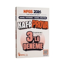 Hoca Kafası 2026 Kpss Genel Yetenek Genel Kültür Kafa Prova 3 Deneme Çözümlü Hoca Kafası Yayınları