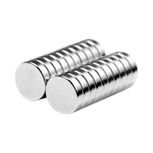 Dünya Magnet Güçlü Neodyum Mıknatıs Yuvarlak Silindir D8x2 Mm 60'lı Paket