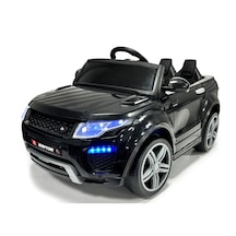 Raptor 12v Akülü Jeep Siyah Uzaktan Kumandalı Çift Motorlu Çocu